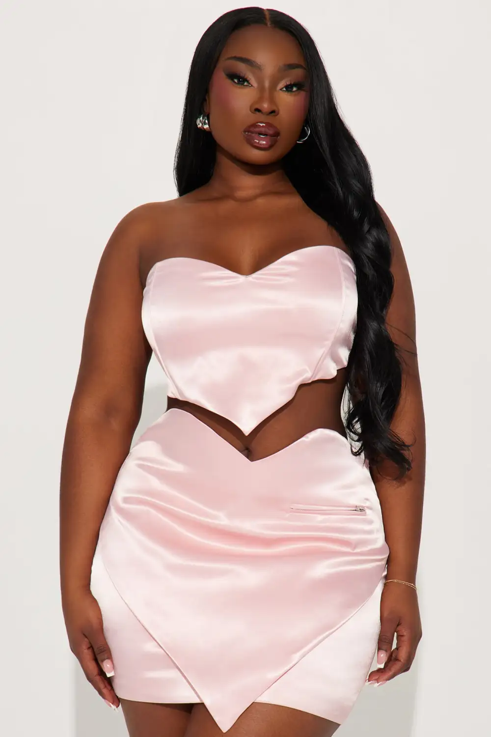 Heart You Skirt Set - Pink