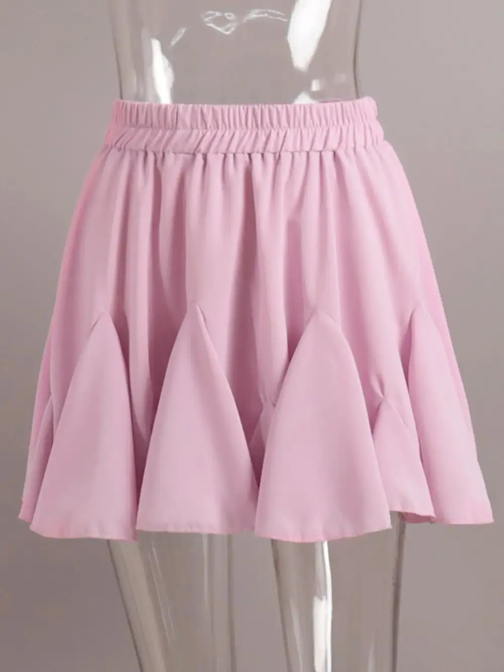 Ruffle Elastic Skirt