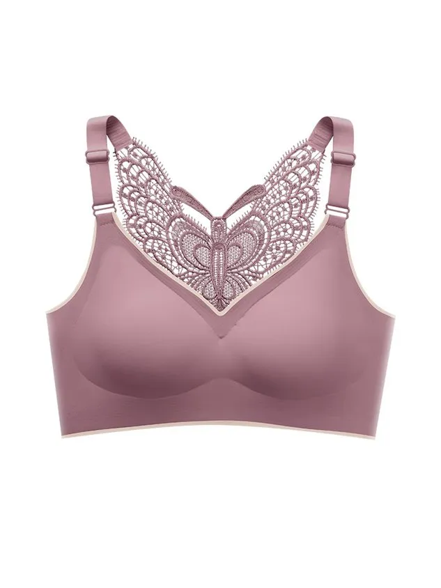 Woman Breathable Comfortable Butterfly Seamless Bra