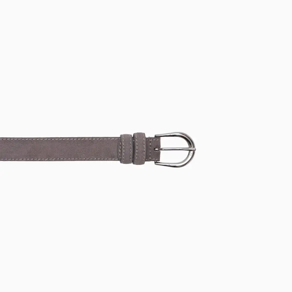 Polished Suede Waist Belt