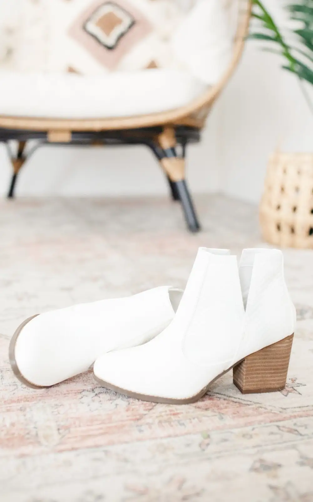 White Bootie Boots