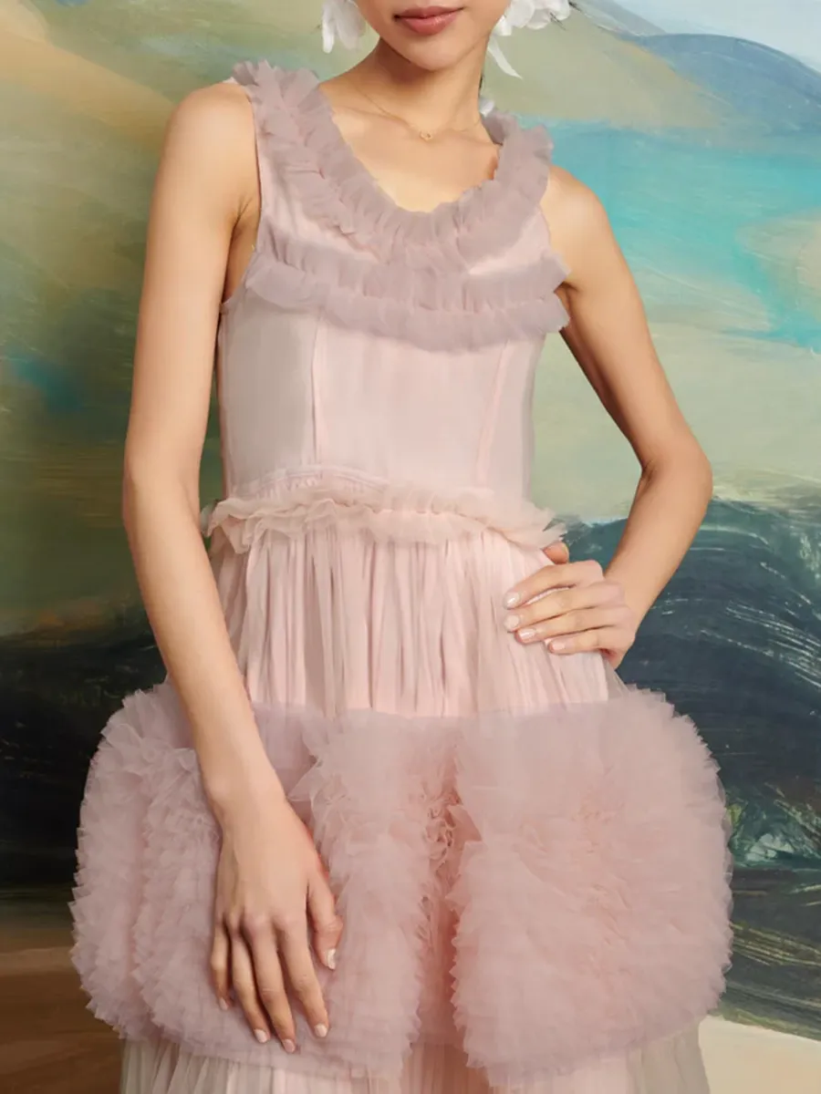 DREAM Montana Tulle Midi Dress