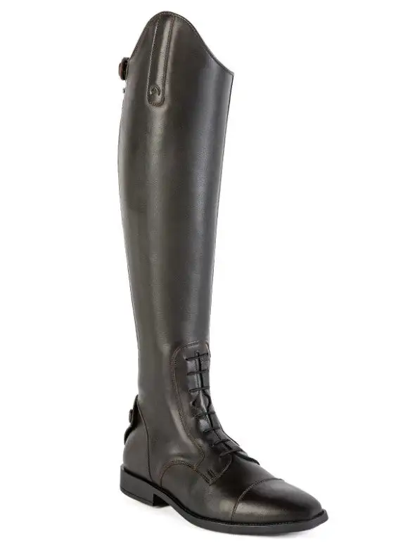Versatile Zip Leather Riding Boots