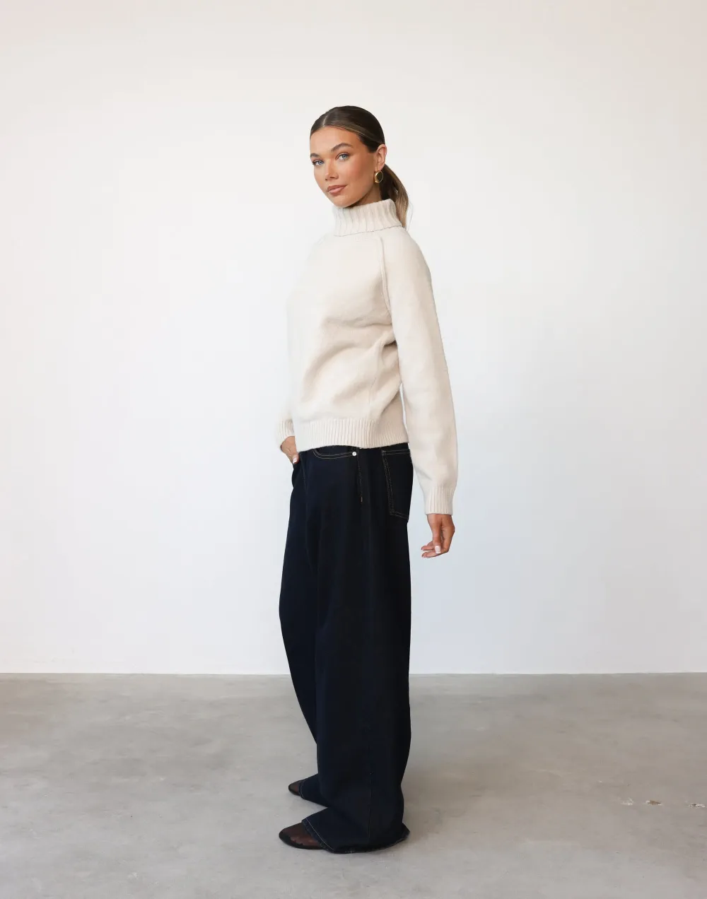 Nathalia Knit Jumper (Oat)