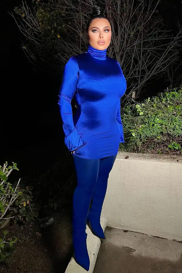 Treat Yourself Mini Dress - Royal