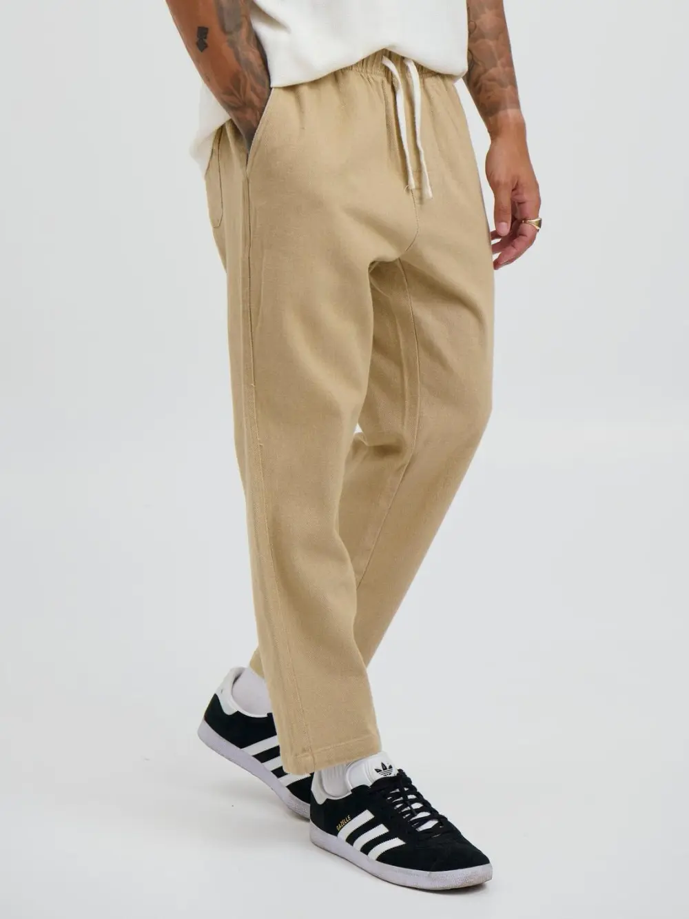 Simple And Comfortable Slim Sand Pant