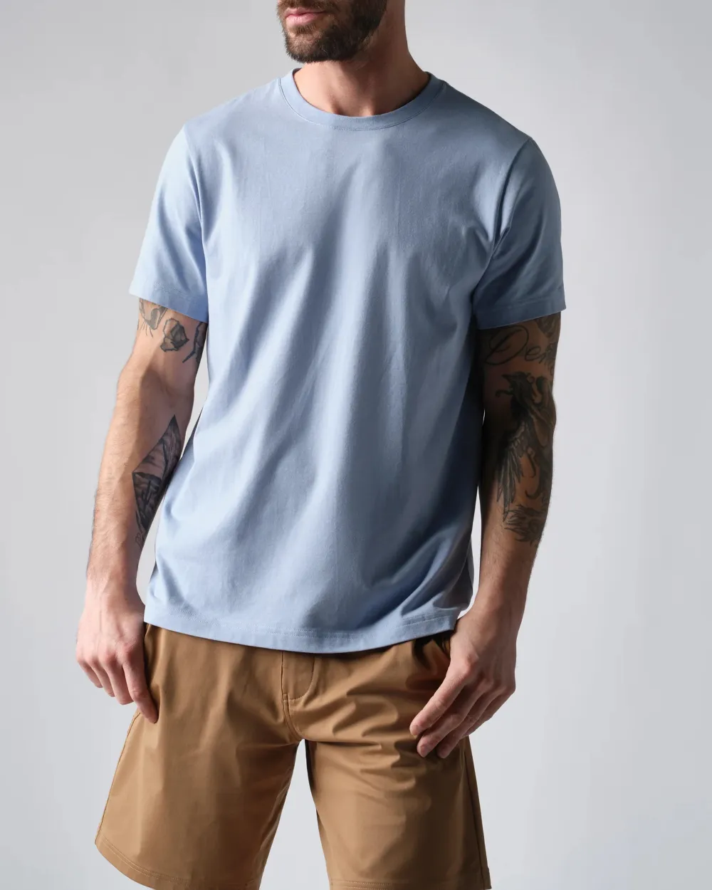 Fashionable Men's Casual Pure Cotton T-shirt