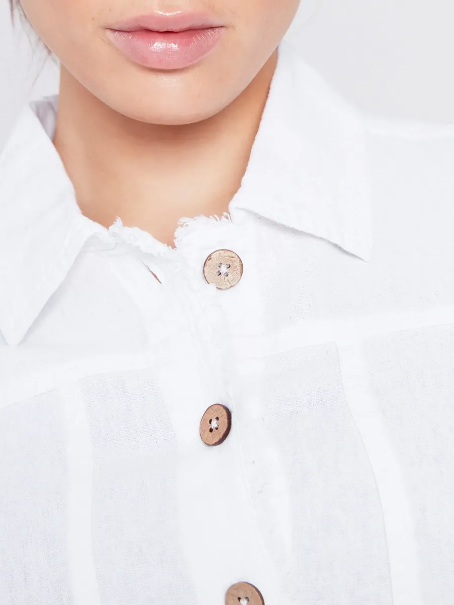 Soft And Breathable Linen Simple Jacket