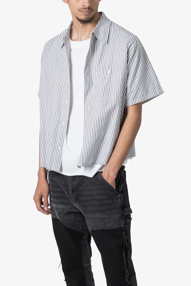 STRIPED S/S SHIRT