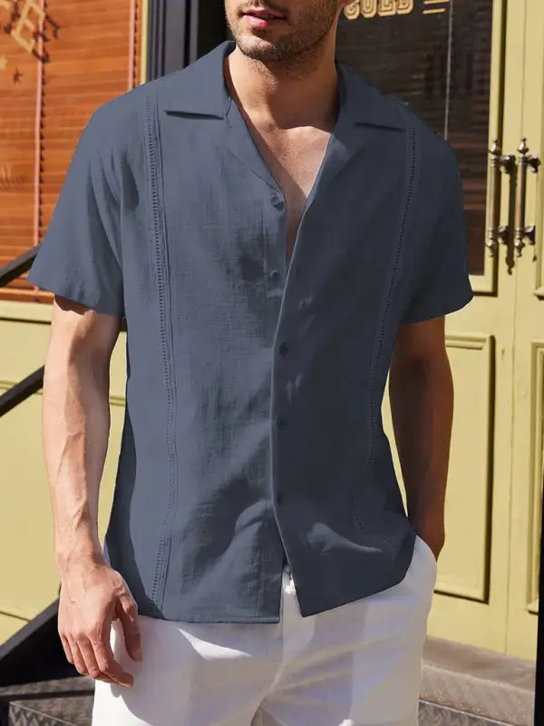 Relaxed Linen Blend Everyday Shirt
