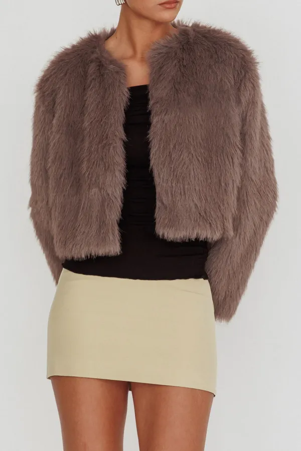 Short Soft Fluffy Coat