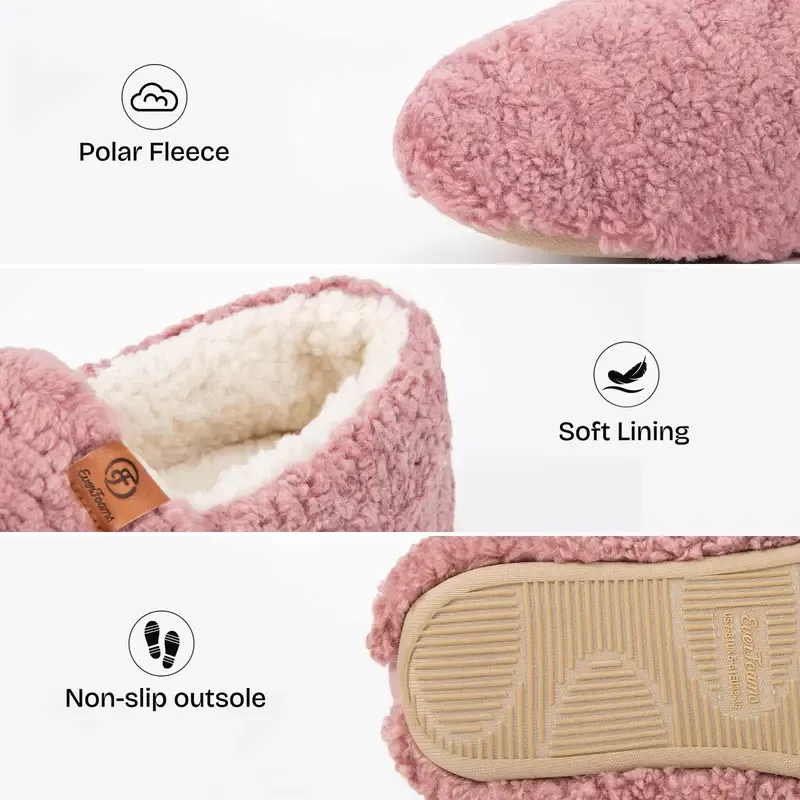 New Women's Cotton Slippers Indoor Home Soft Bottom Anti-Slip Plush