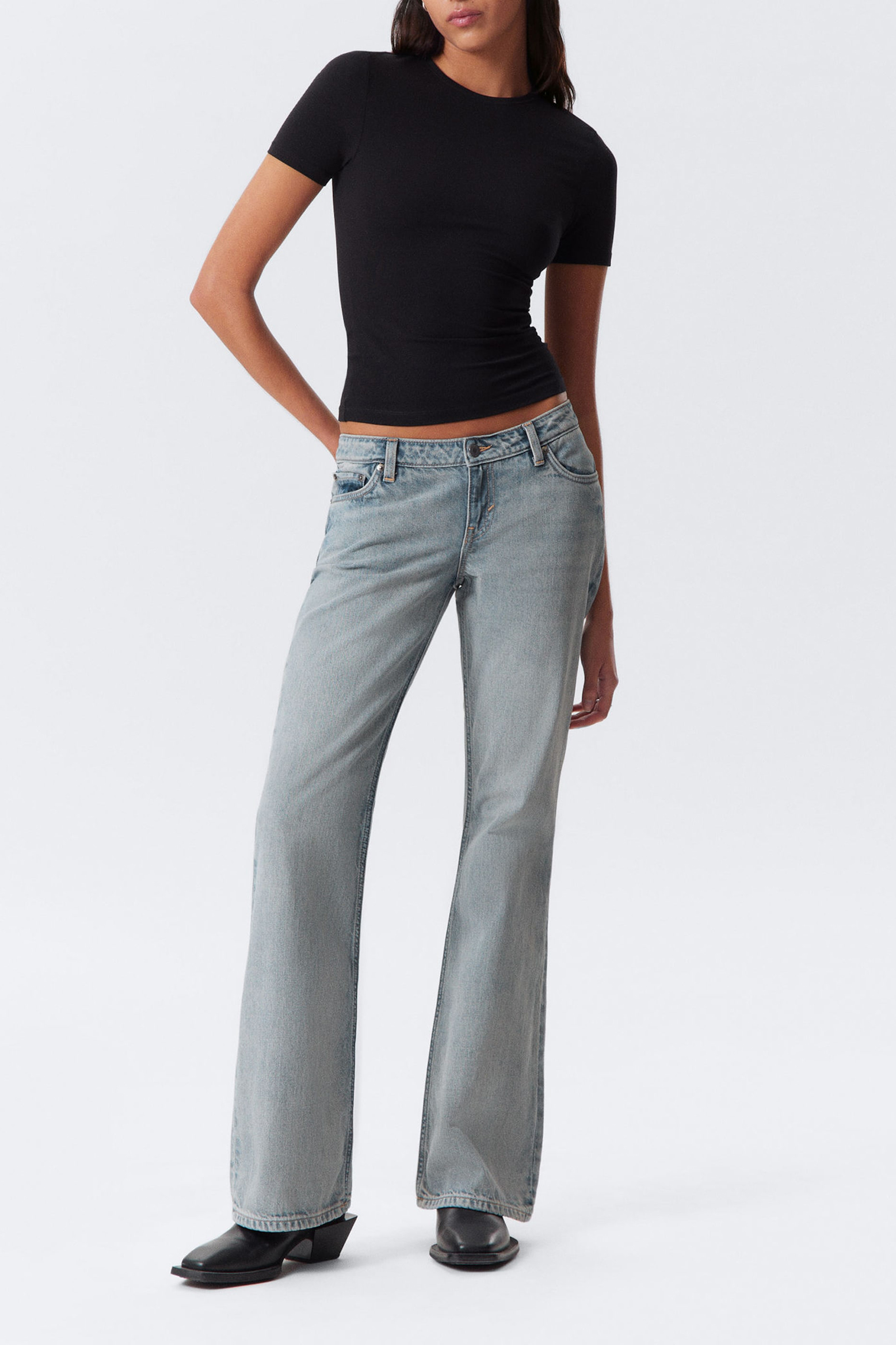 Bootcut Low Rise Jeans