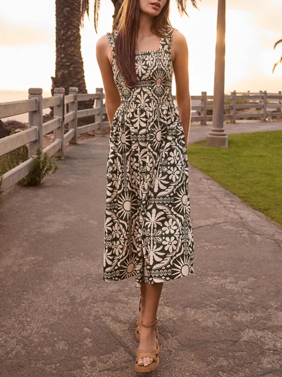 Casual Creative Pleated All-match Dress
