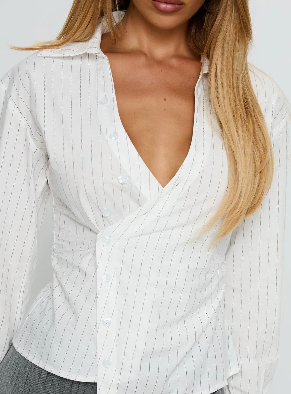 Versatile Button Up Collared Shirt