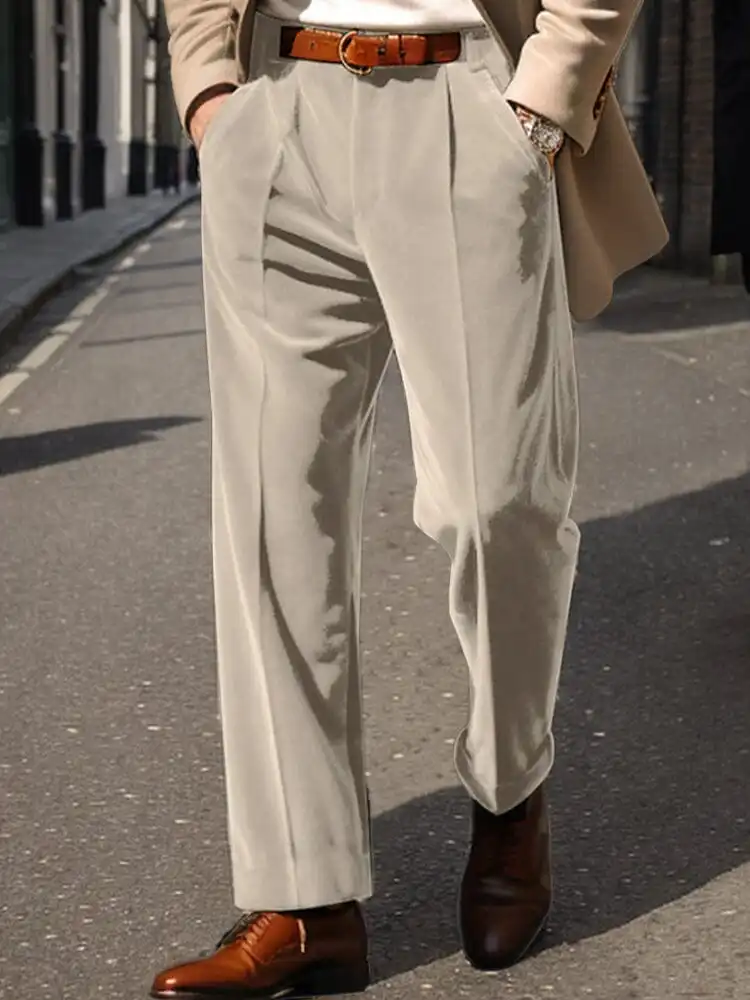 Easywear Textured Dress Pants