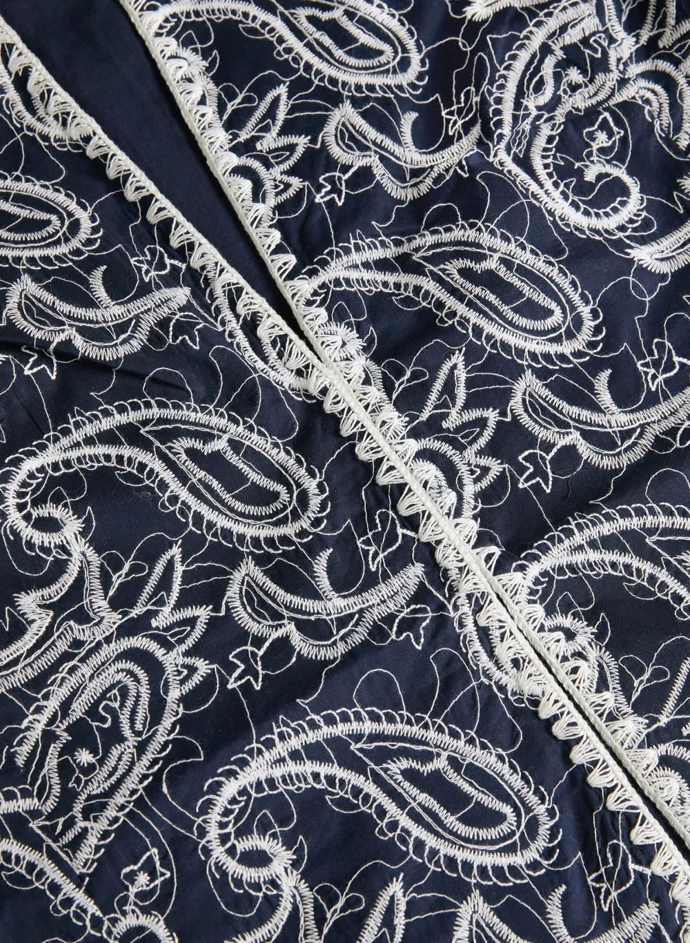 Chiffon-Blended Cotton Jacket