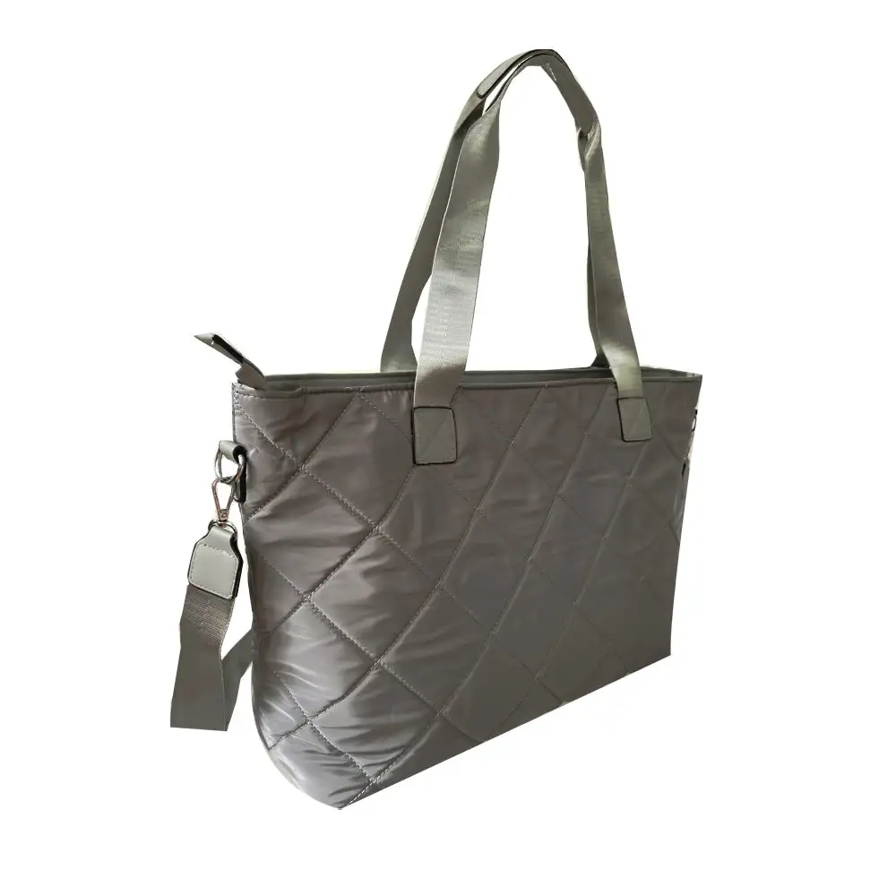 Padded Nylon Shoulder Bag