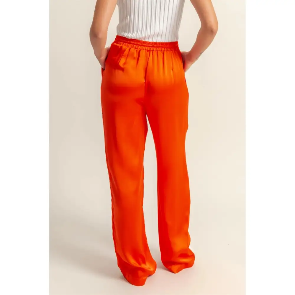 Roomy Drawstring Flowy Casual Pants