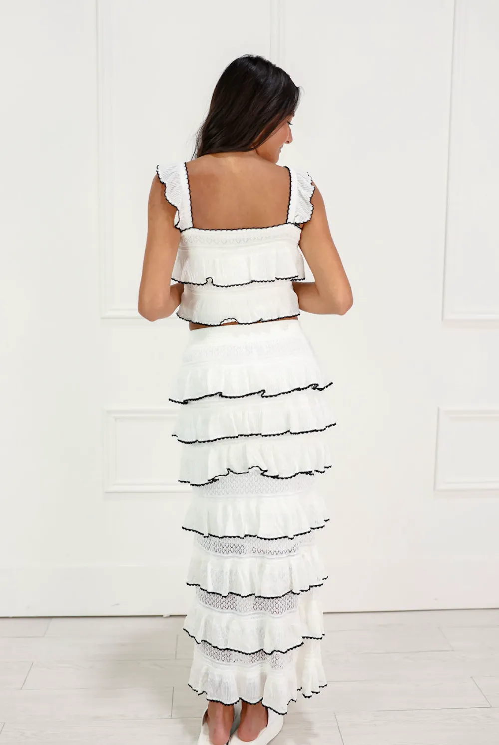 Artful Tiered Skirt Set