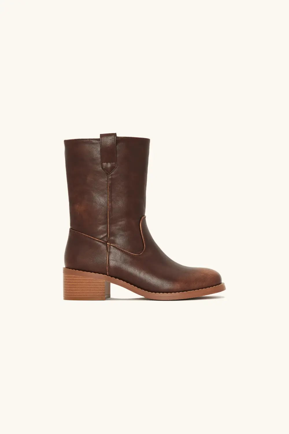 Minimal Mid Height Riding Boots