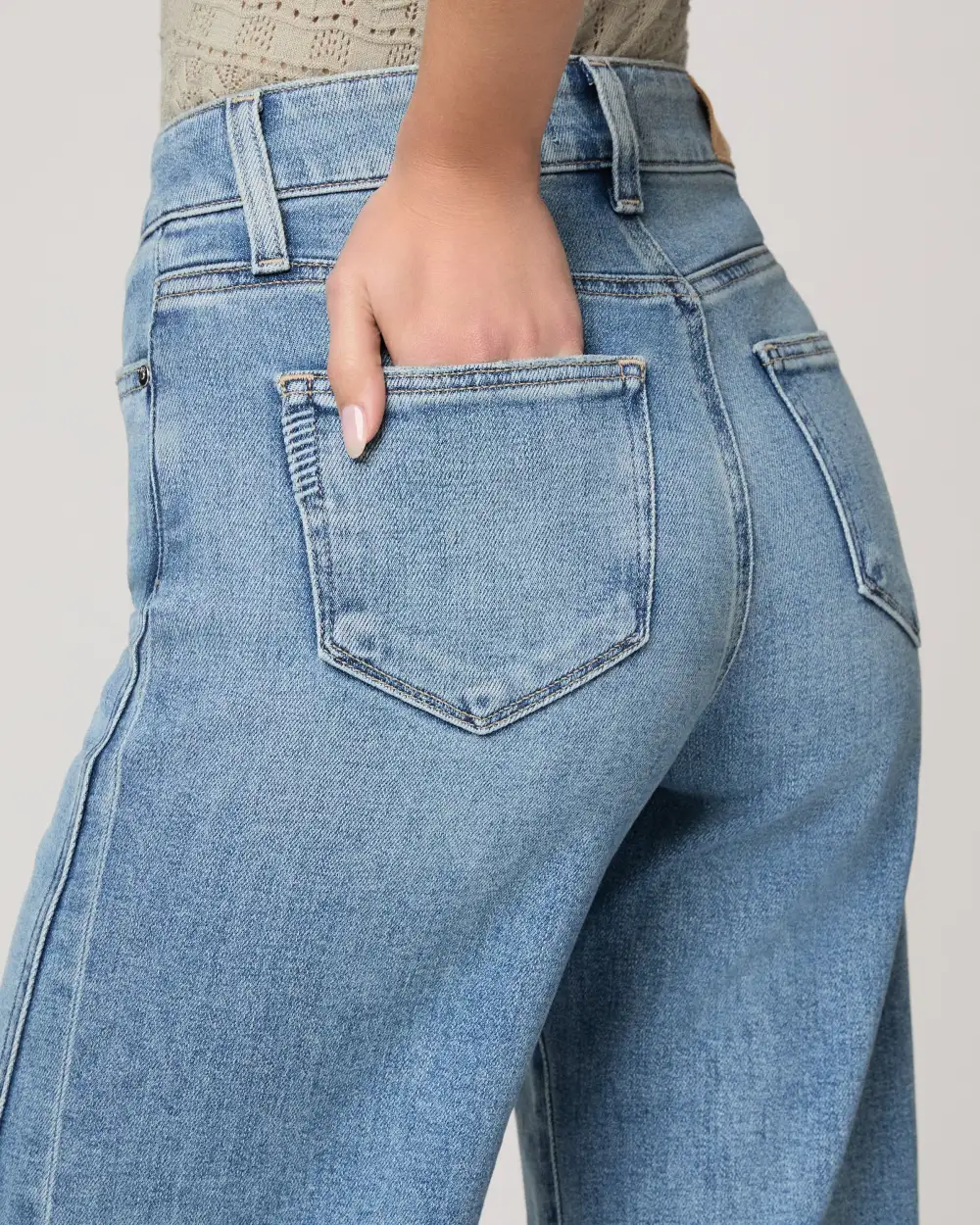 Wide Leg Flare Leg Jeans