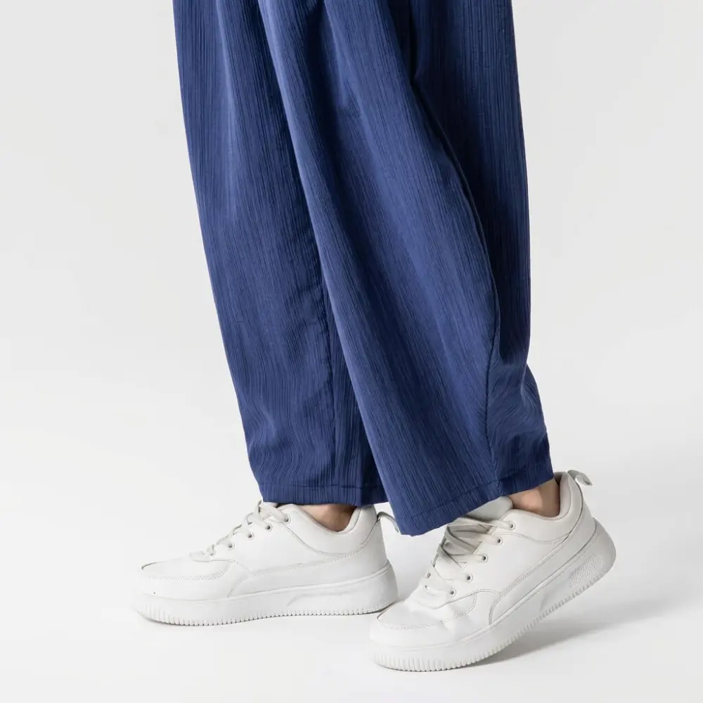 Natural Texture Casual Pants