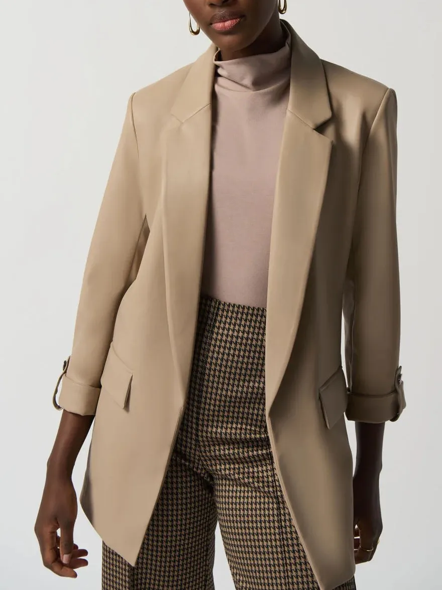 Camel Roll - Sleeve Single - Breasted Blazer