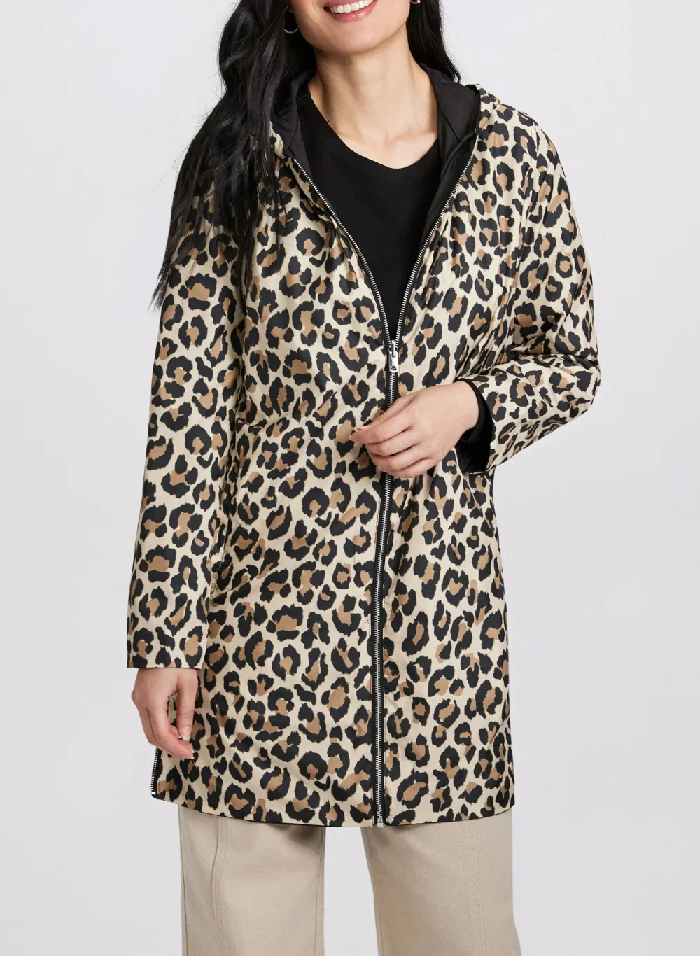 Double-Sided Print Nylon Coat