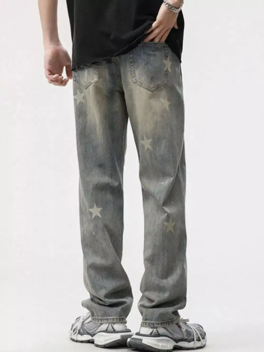 Star Wide Leg Jeans