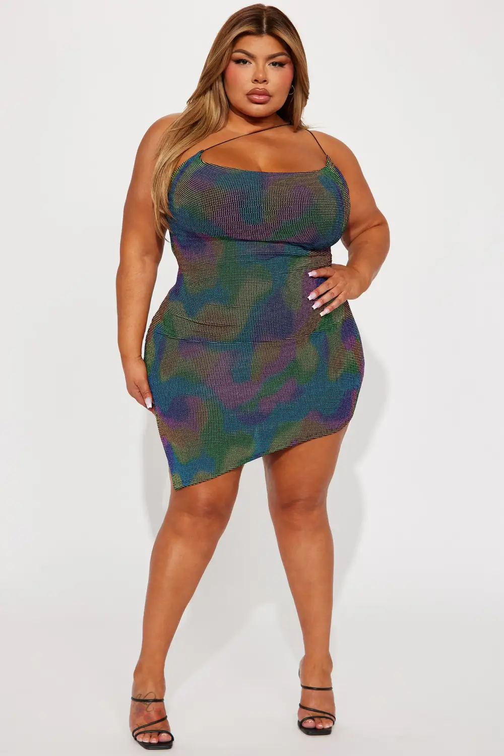Adriel Mini Dress - Multi Color