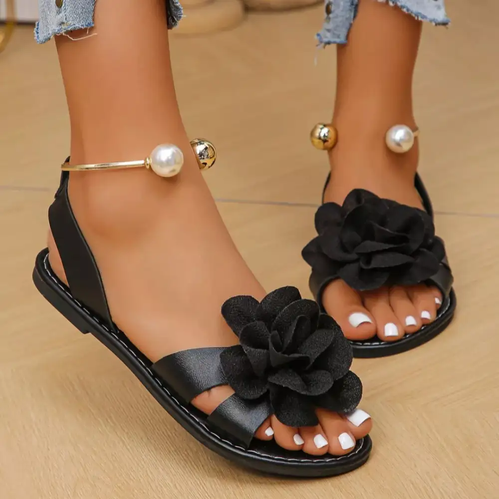Flower Open Sandals