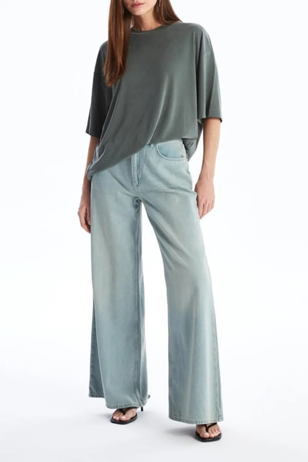 Modal Blended Women's Loose Short Sleeves