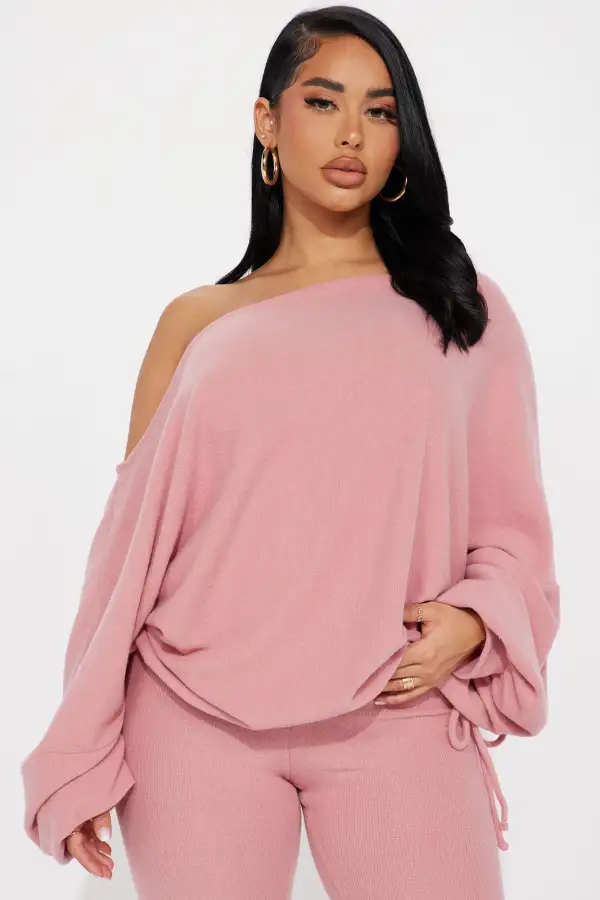 Comfy Mood Legging Set - Mauve