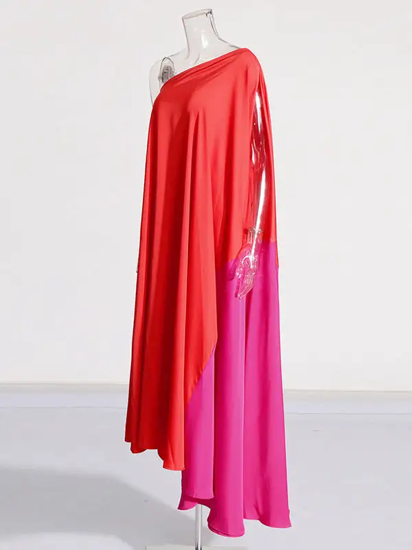 Shoulder Everyday Flowing Dress