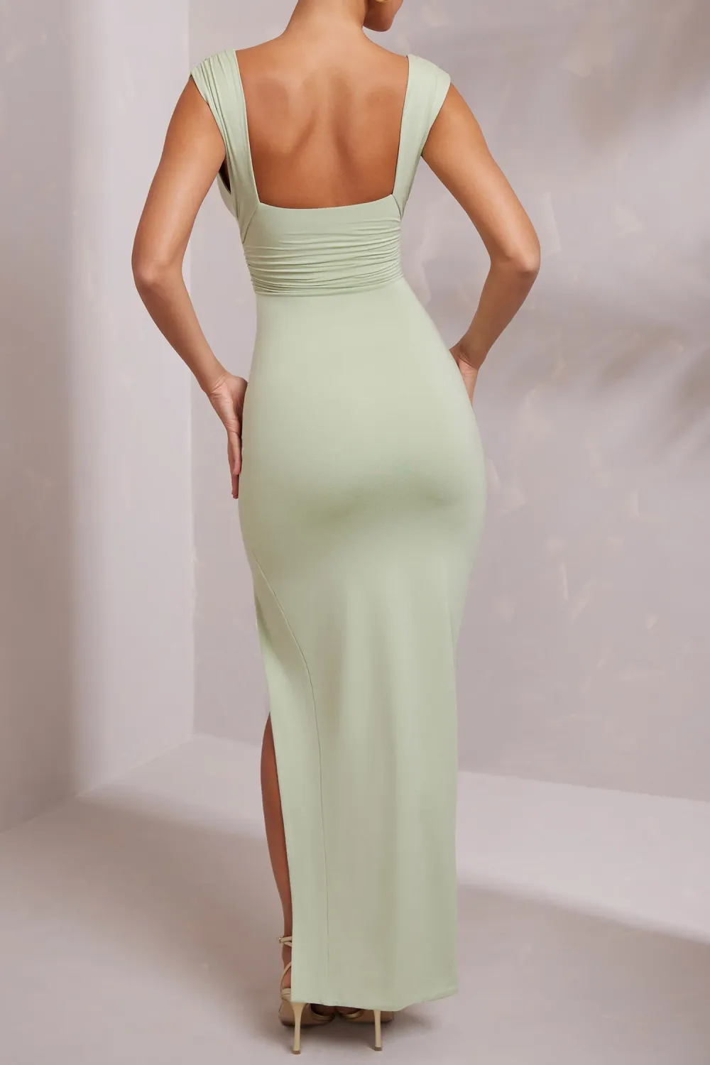 Charming Classic Deep V Long Dress