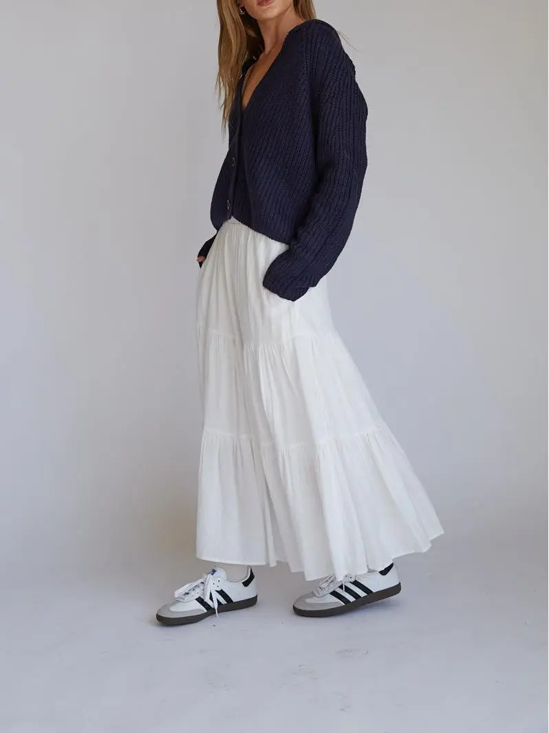 Chunky Knit Button Up Cardigan