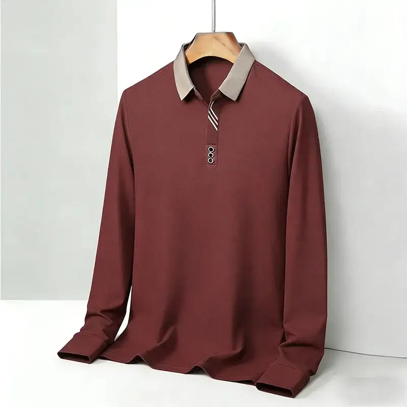 Tailored Long Sleeve Polo