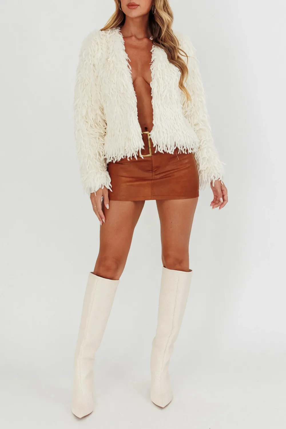 Loose-Fitting Long-Pile Thermal Jacket