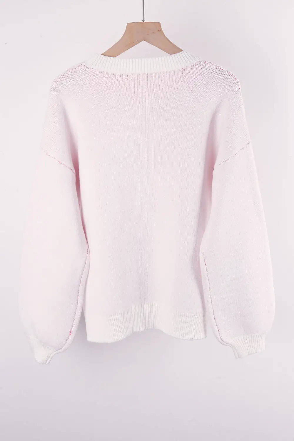 Long Sleeve Bow Knit Sweater