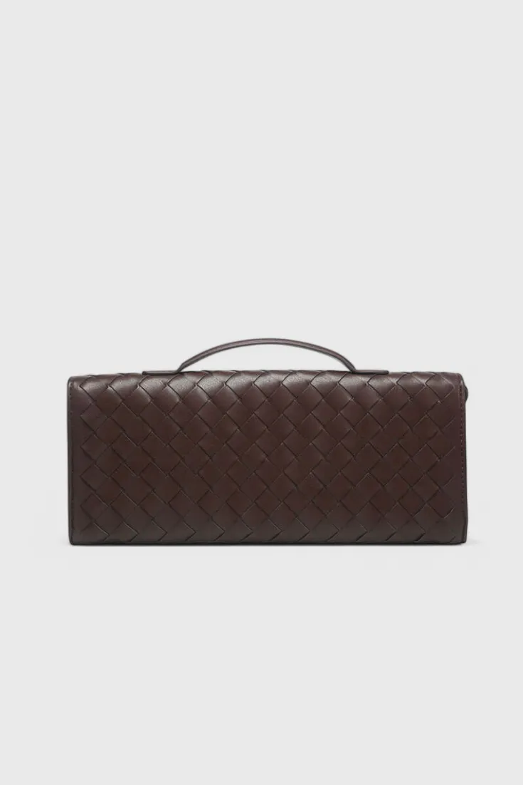 Panel Front Clutch Bag