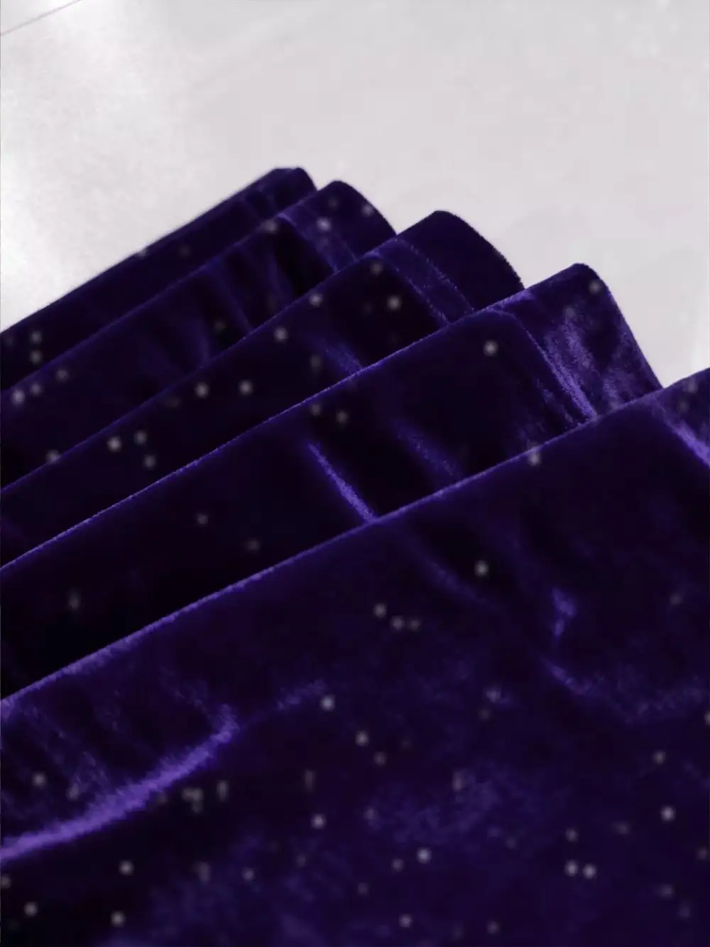 Velvet High Waist Flared Pants