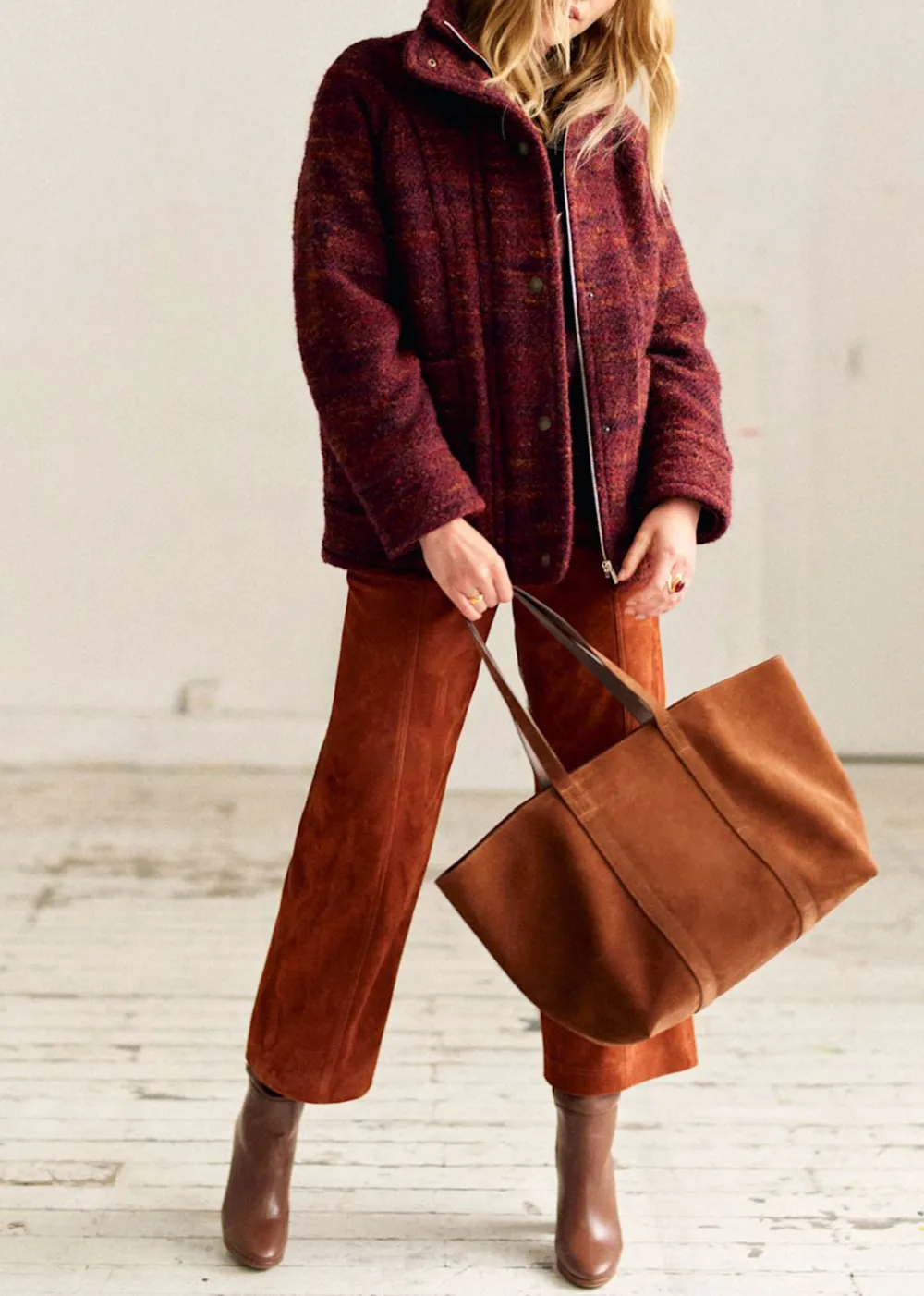 Heavy Wool Mid-Length Coat