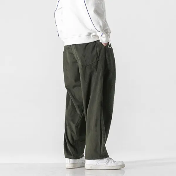 Minimal Relaxed Harem Pants