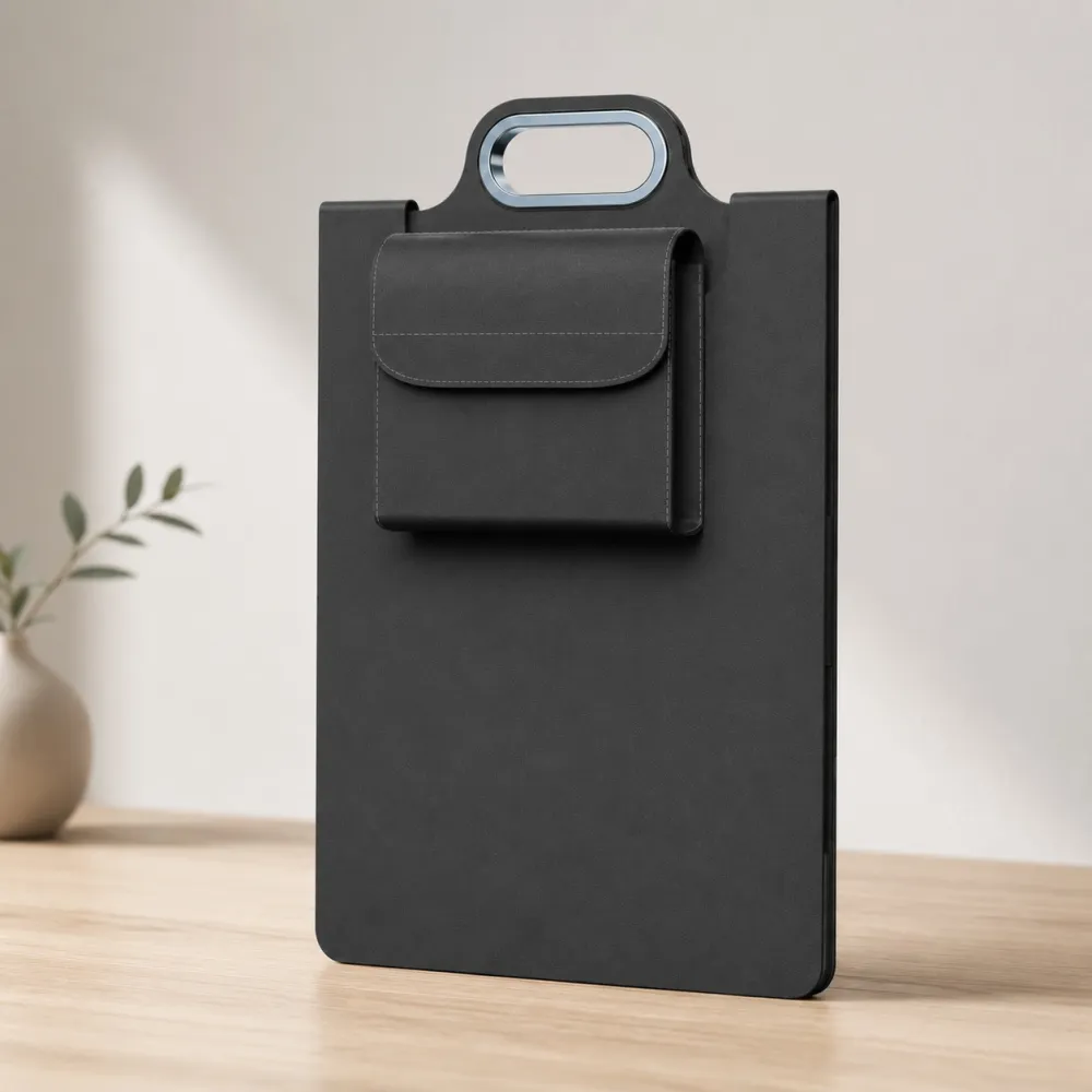 The All-In-One Mobile Workstation Sleeve | Built-In 15W Multi-Device Wireless Charger, Ergonomic Laptop Stand & Mousepad (Fits up to 16