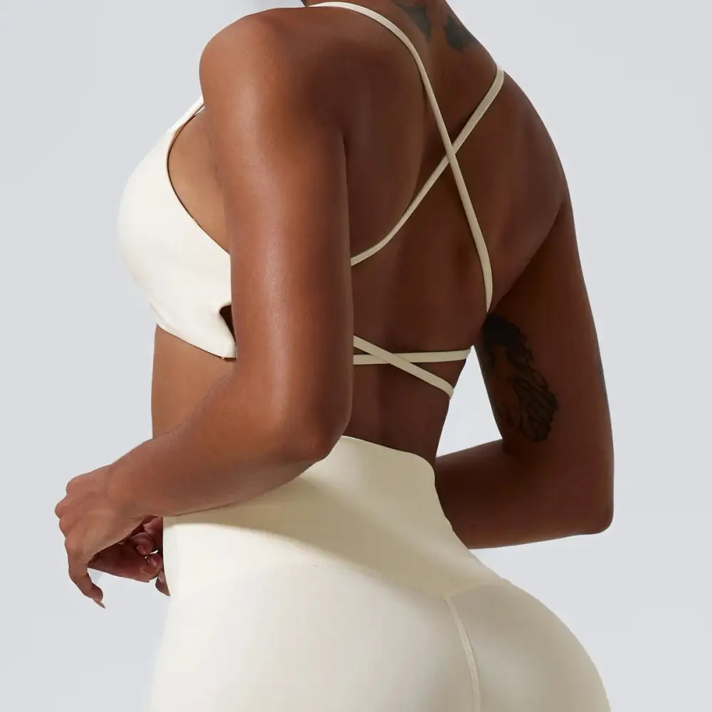 Sports Bra with Slim Straps