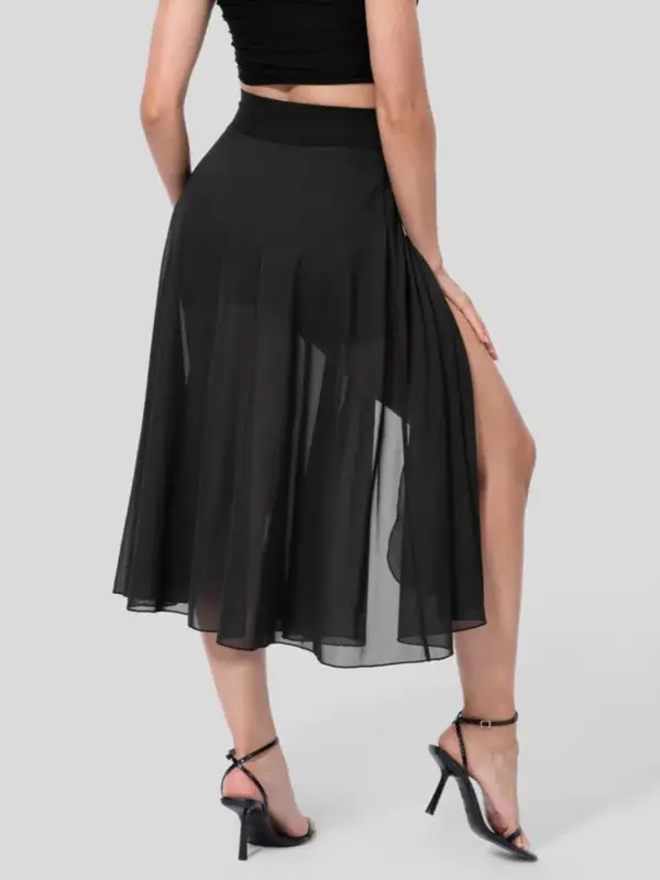 Subtle Drawstring Pocket Detail Skirt