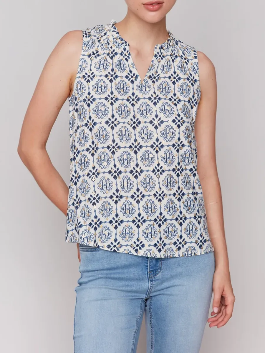 Soft And Comfortable Retro Pattern Women's Vest