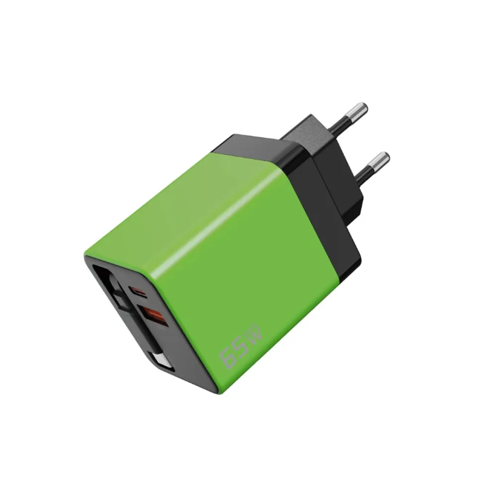 GaN Charger with Built-in Retractable Cable
