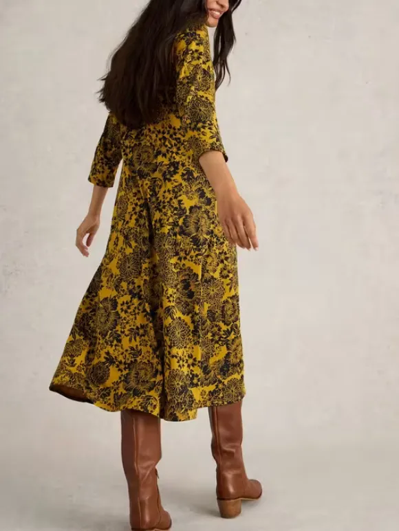 Maxi Jersey Shirt Dress